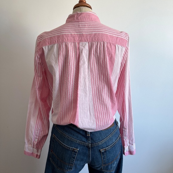 Tommy Hilfiger - Pink & White Stripped Button Down Shirt - Picture 4 of 7